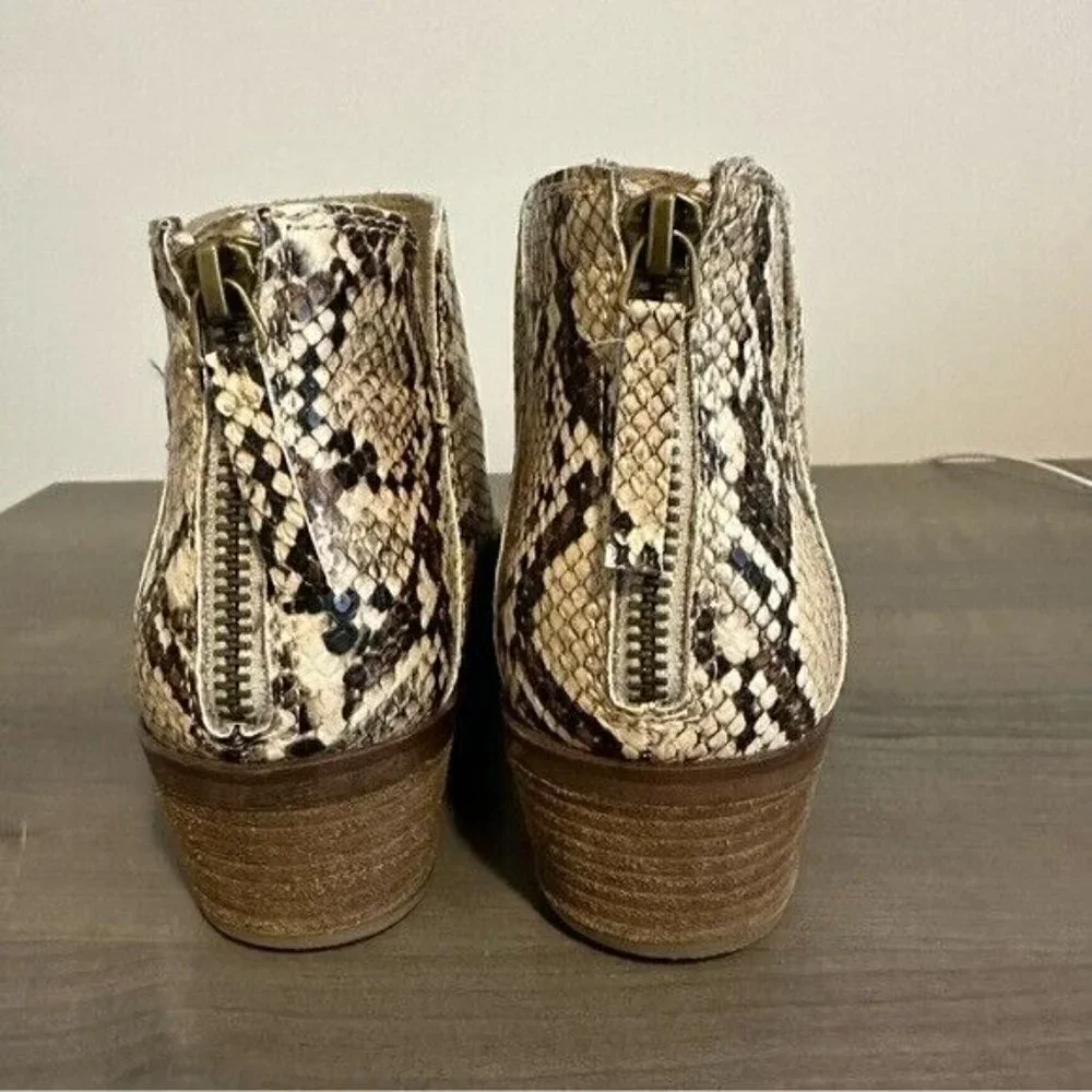 MICHAEL by MICHAEL SHANNONNadya Reptile Snakeskin Print BootieBoots 6